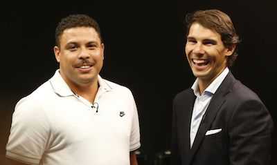 Ronaldo and Rafael Nadal