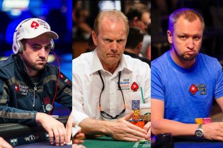 Joe Cada, Marcel Luske and Alex Kravchenko-PokerStars Pros from which the online poker giant parted ways