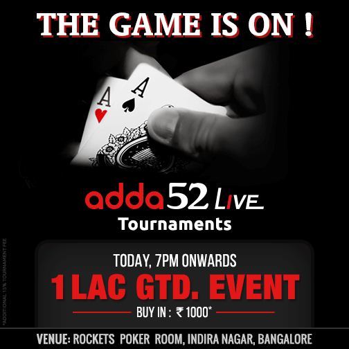 adda52 live inaugural series event 1